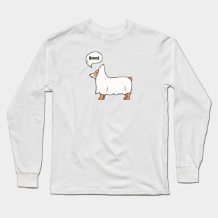 Ghost corgi - Boo! Long Sleeve T-Shirt